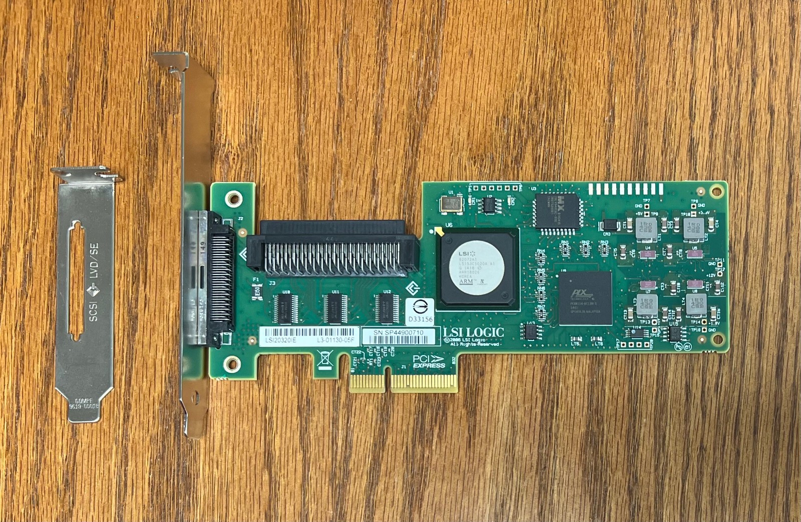 Brand New LSI Logic LSI20320IE U320 LVD/SE SCSI Controller (LP bracket included)