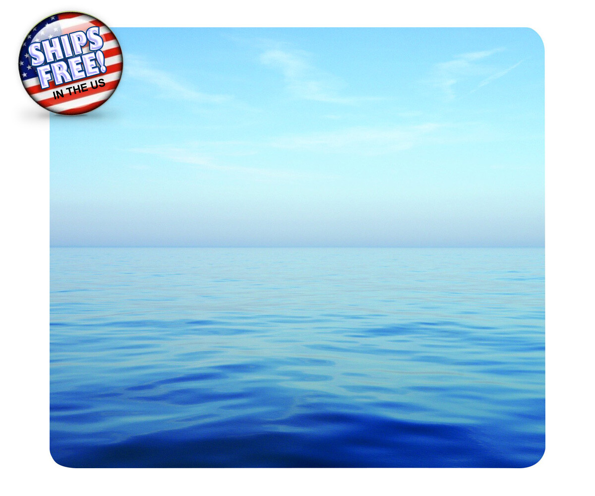 NEW Blue Ocean Fellowes Recycled Mouse Pad Nonskid Base  8" x 9"  Made in USA 