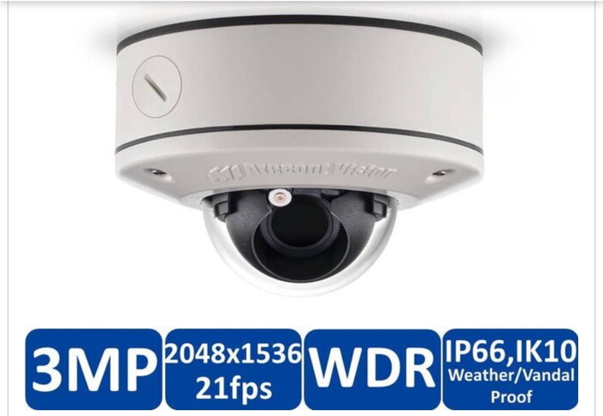 Arecont AV3555DN-S-APZ 3MP WDR 31FPS, H.264,  MicroDome G2