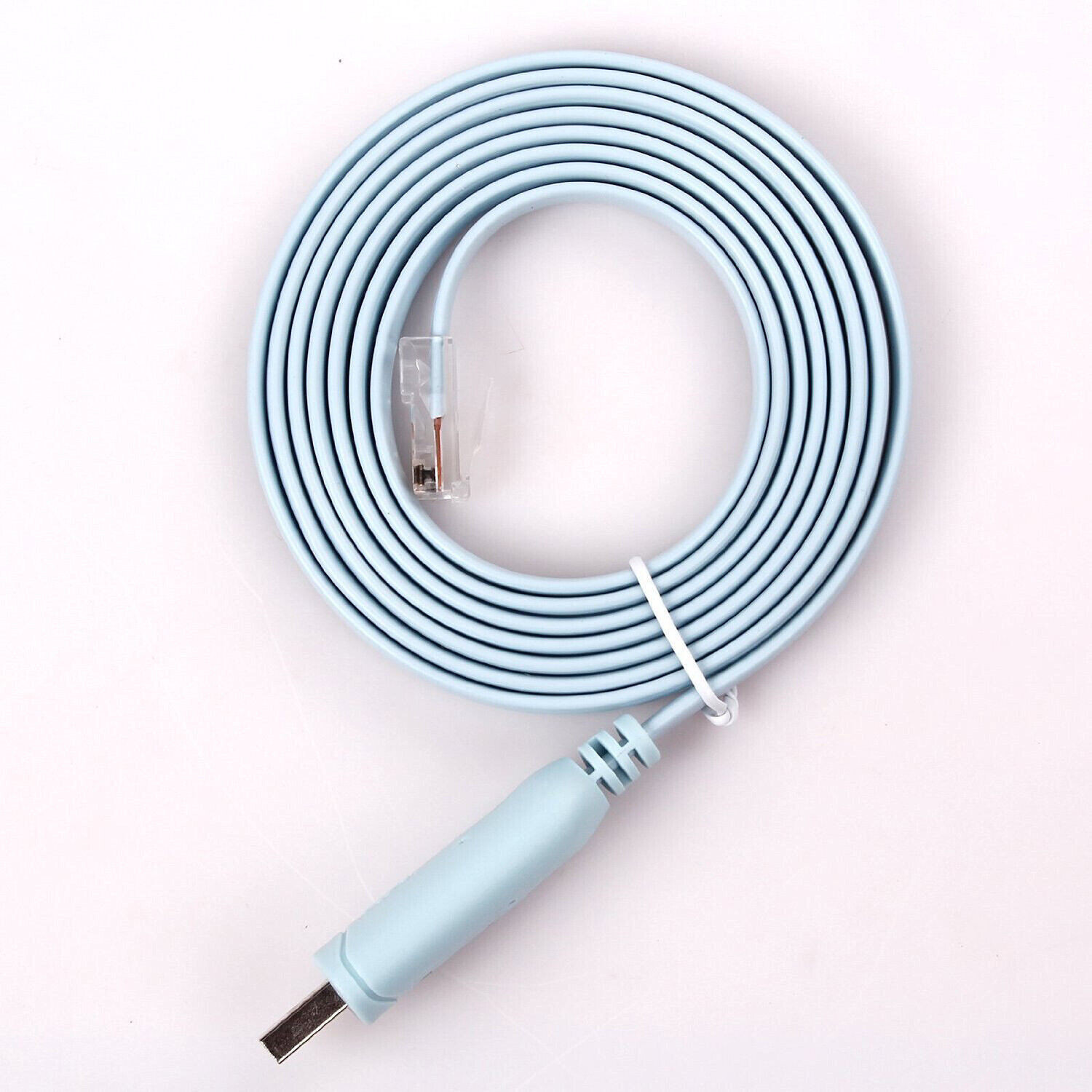 USB CONSOLE CABLE USB to RJ45 6ft CAB-CONSOLE-USB-RJ45 SERIAL CABLE for CISCO