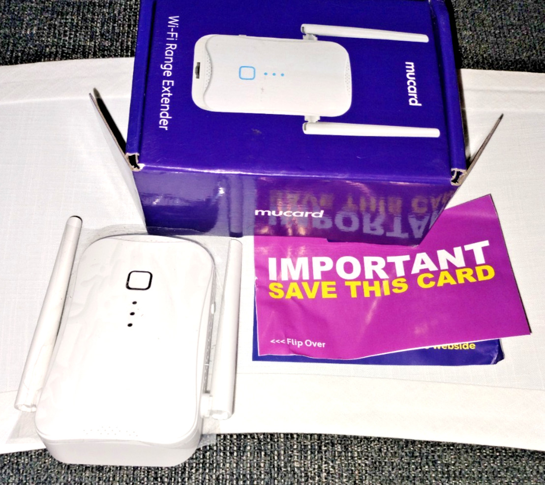 Mucard WiFi Range Extender Model N300 WiFi Extender/Booster WiFi Signal Booster