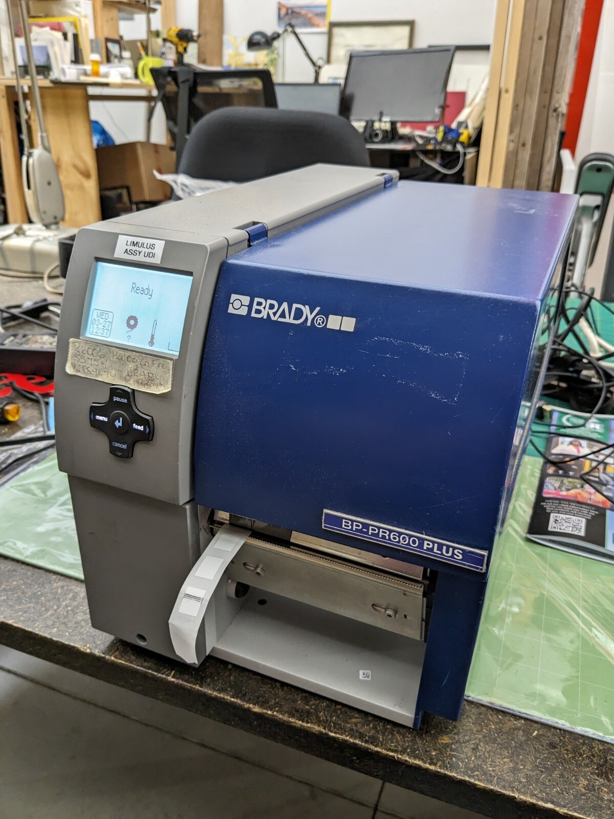 Brady BP-PR600 Plus Label Printer 600dpi High Resolution 9.8"/Sec 4.7" Width