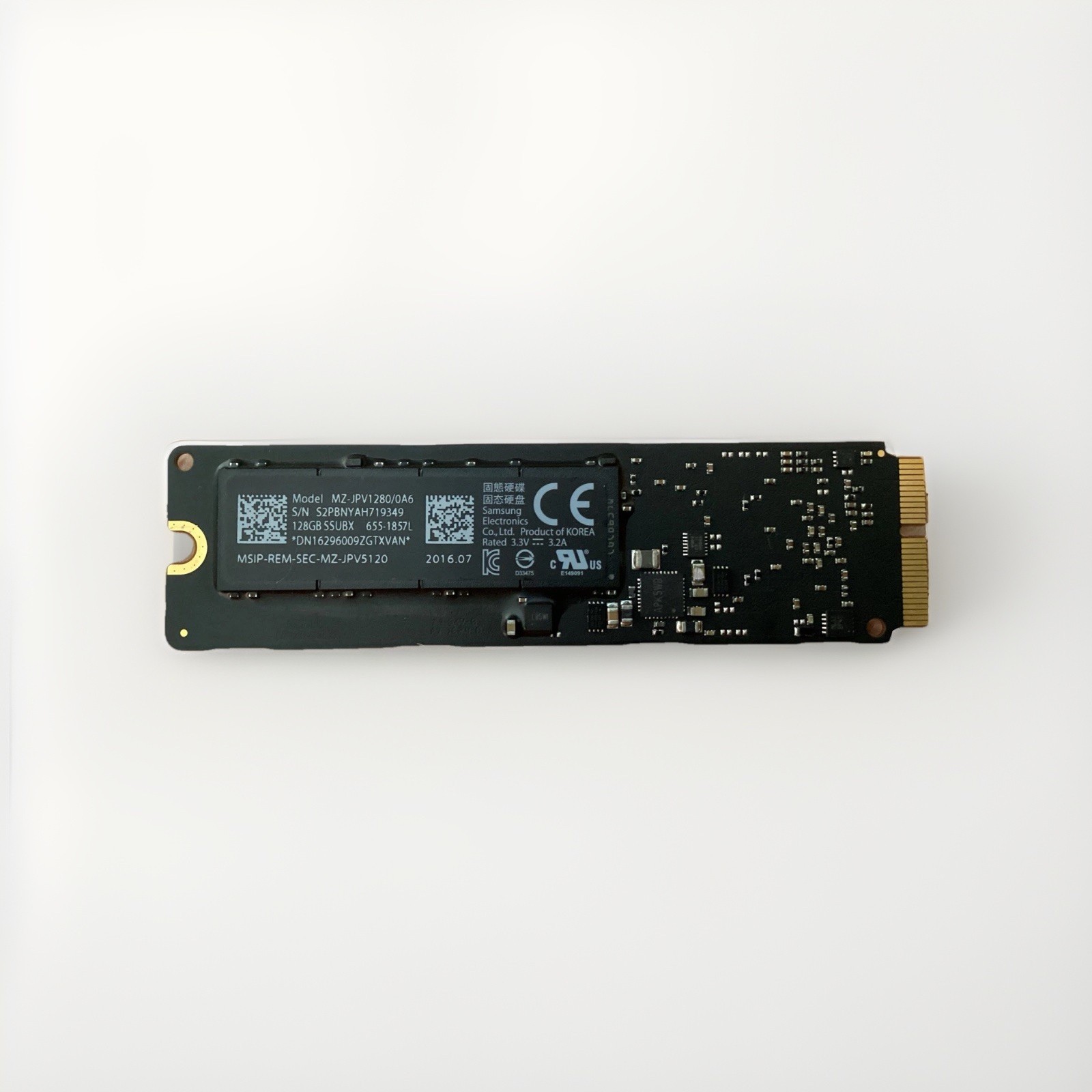  Apple -Samsung 128GB PCIe SSD – Apple SSD for iMac, MacBook Pro, MacBook Air