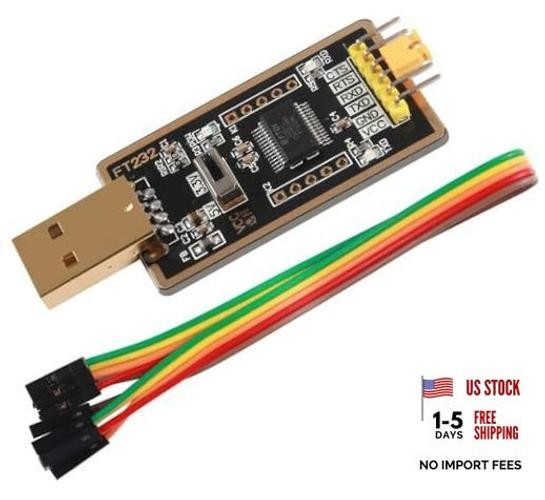 FT232RL USB to TTL Adapter for Development Projects, USB to Serial Converter