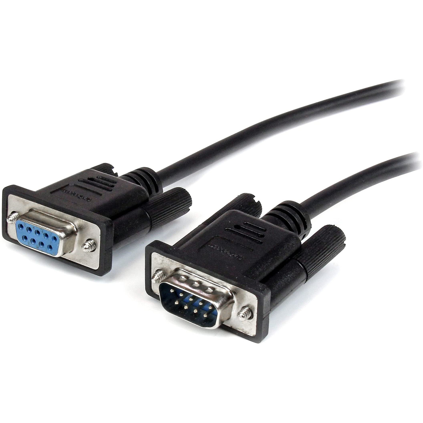 3.3ft DB9 Serial Extension Cable Male to Female RS232 Adapter Black 1m