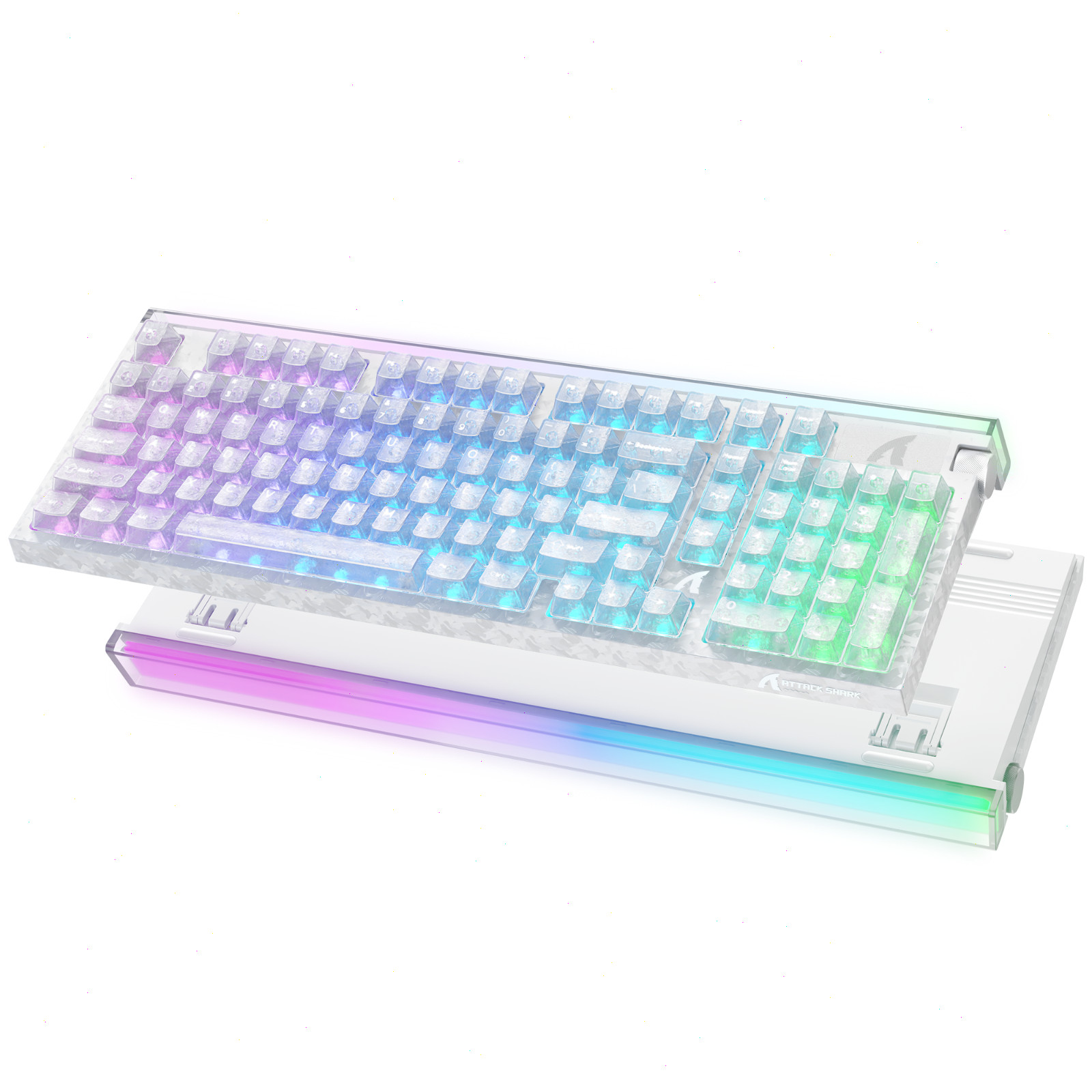 ATTACK SHARK R98HE Hall Effect Gaming Keyboard 98% Layout 8KHz Wired RGB CNCKnob