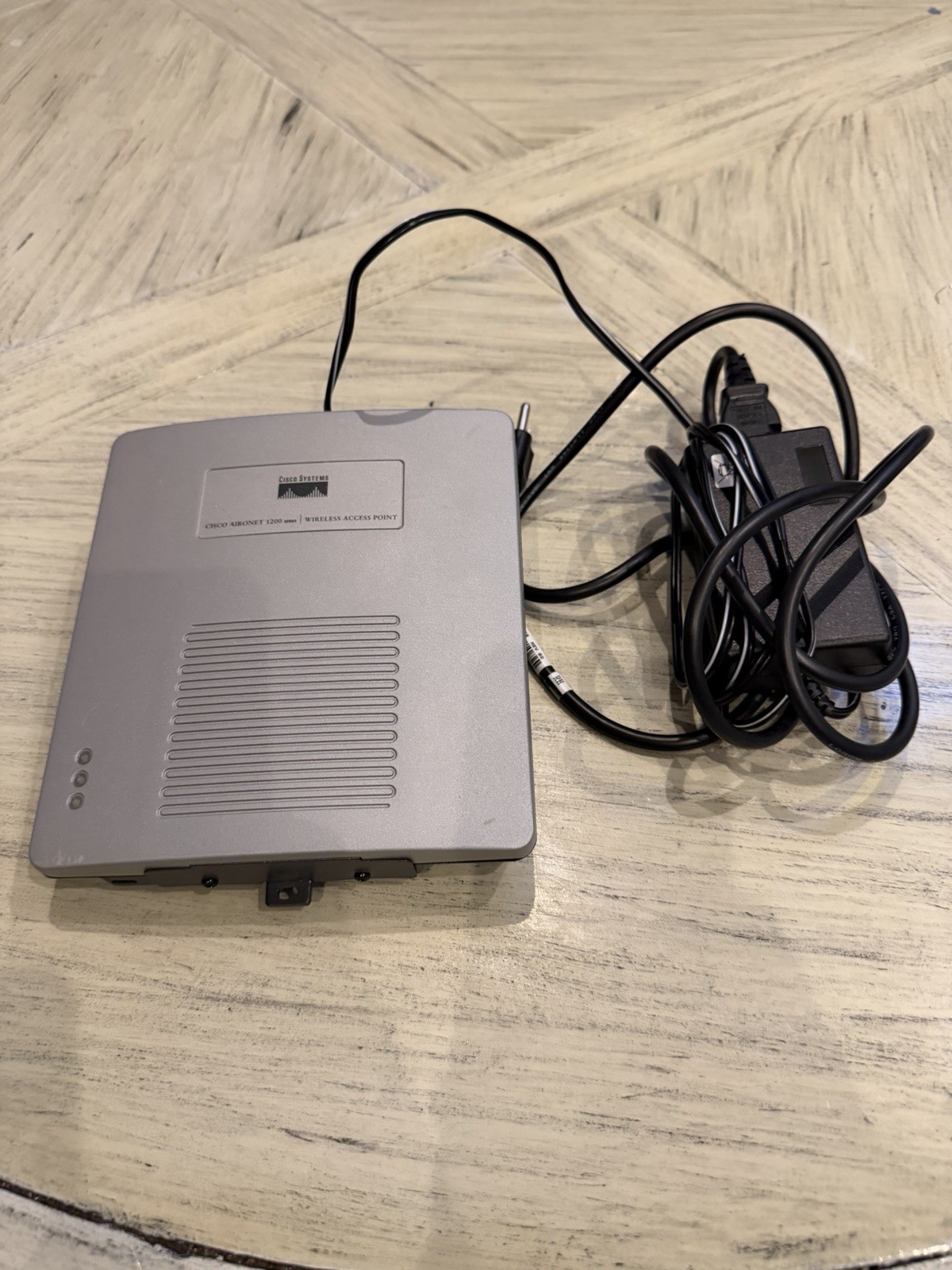 Cisco Aironet 1200 AIR-AP1200 Wireless Access Point – Enterprise WiFi AP + Power