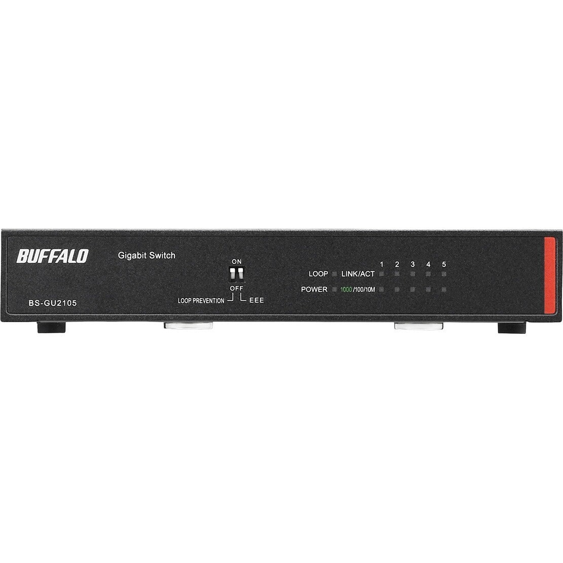 BUFFALO Layer 2 Giga smart switch 5 port BS-GU2105 used