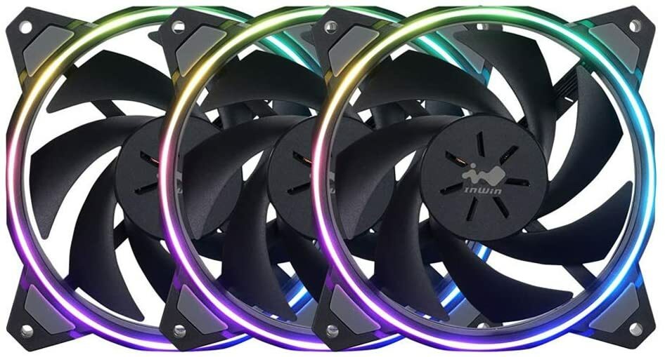 In-Win Sirius Loop Addressable RGB Triple Fan Kit 120mm High Performance Cooling