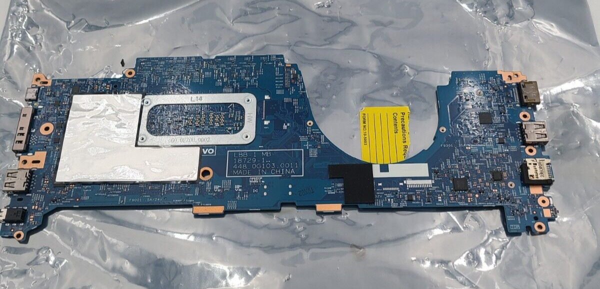 Lenovo ThinkPad X390 Yoga i7-8665U 1.9GHz 16GB Motherboard