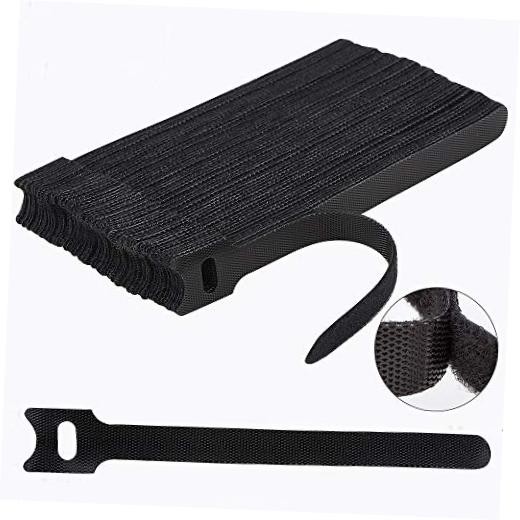 Nettbe 60 PCS 6 Inches Reusable Cable Ties, Adjustable Cord 6inches-60PCS