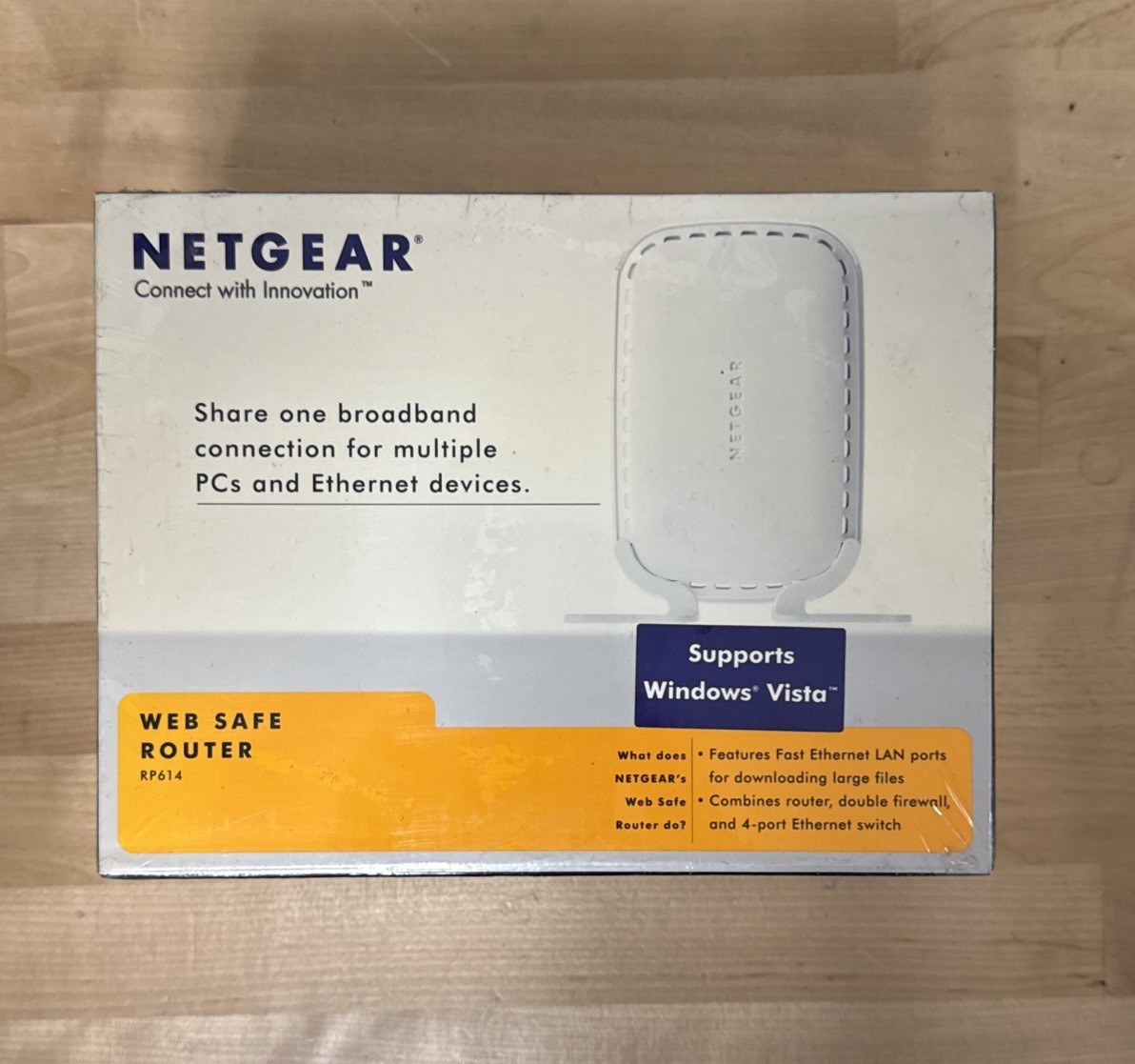 NETGEAR WEB SAFE ROUTER RP614  NEW SEALED BOX