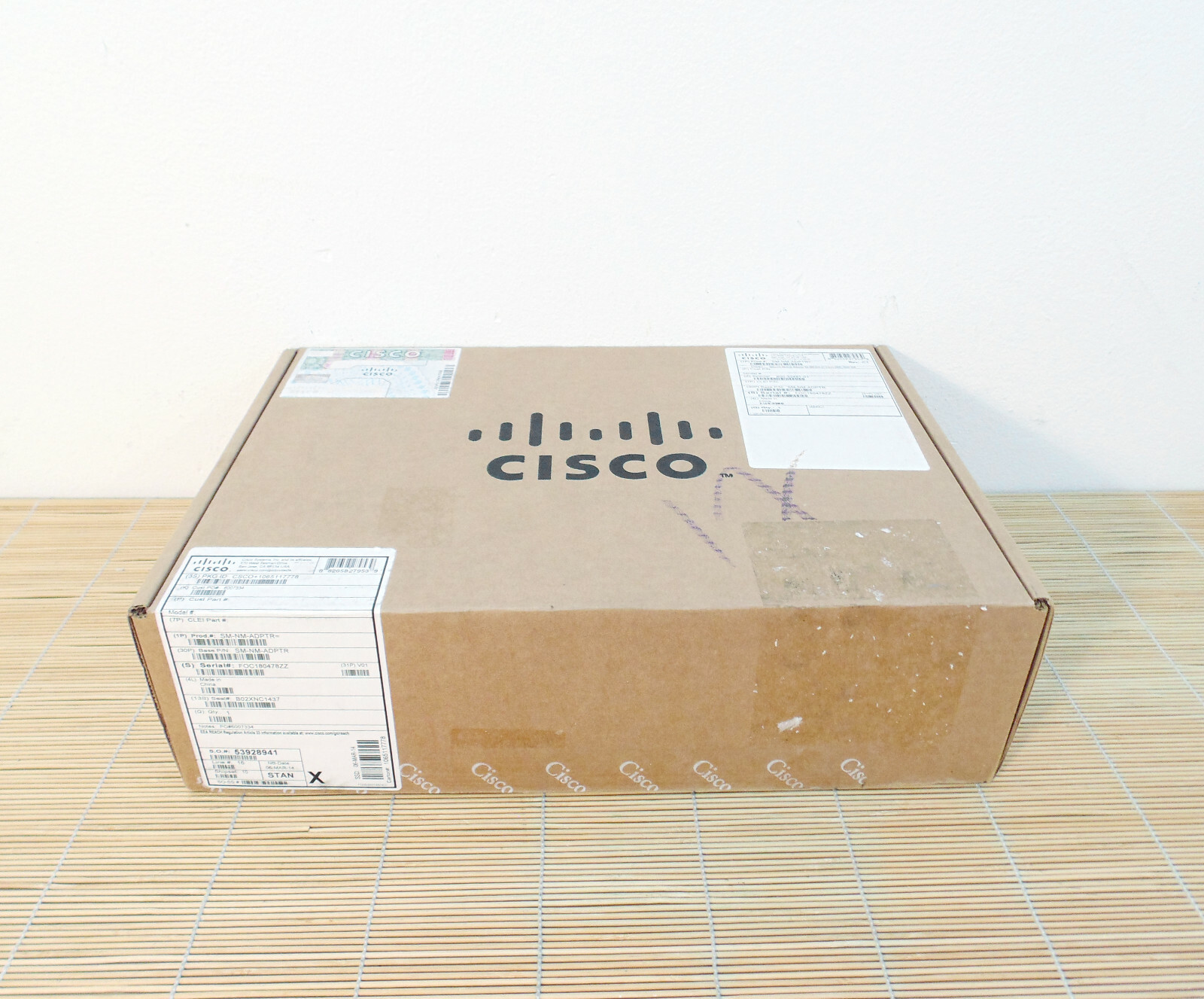 New Cisco SM-NM-ADPTR Network Module Adapter for SM Slot New Sealed