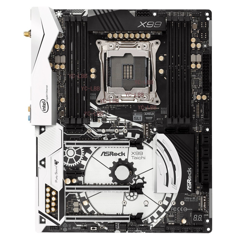 Intel X99 Motherboard ASRock X99 Taichi LGA 2011-3 DDR4 for Intel Xeon /Core i7