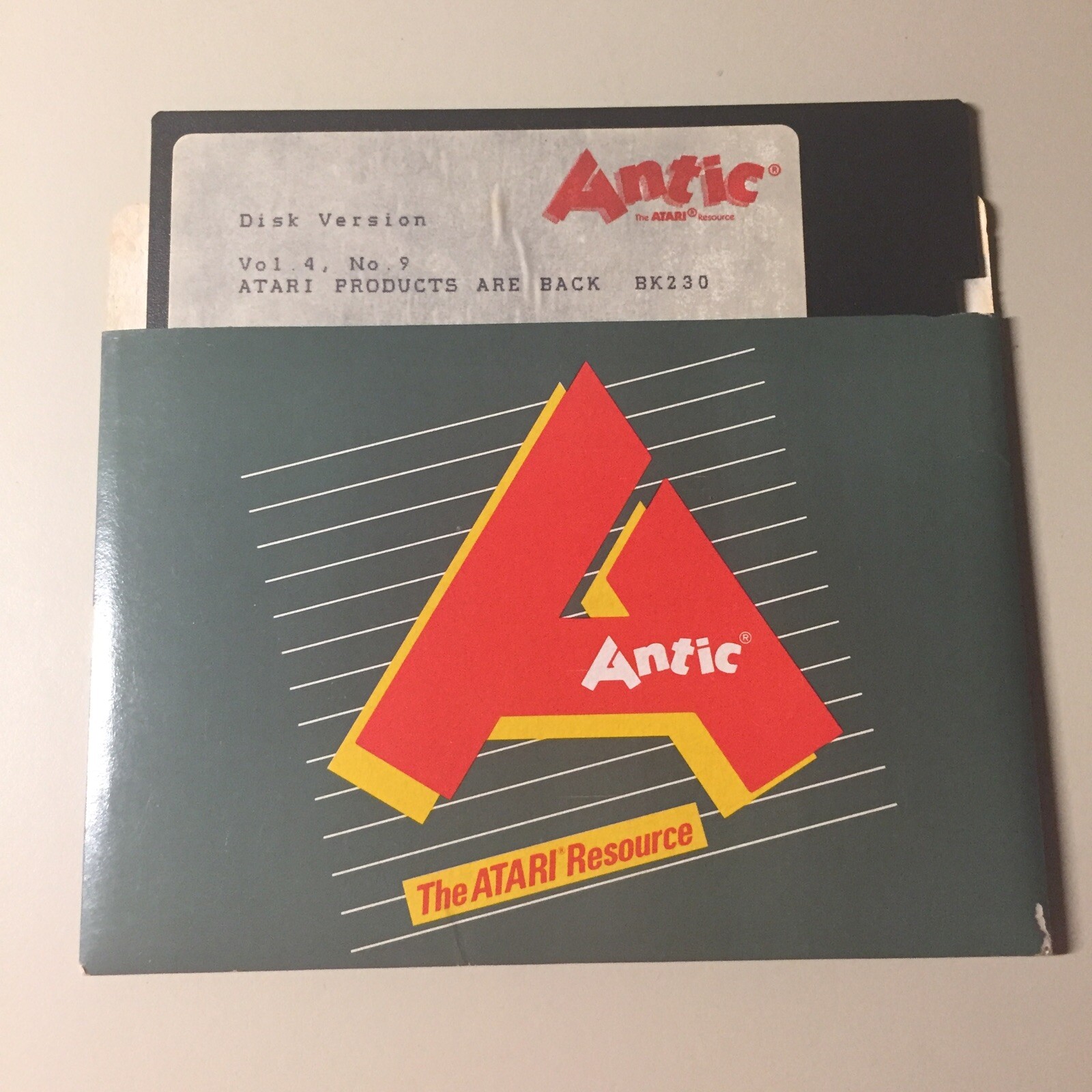 Vintage ATARI Antic Vol 4 No 9 Disk Version 5.25” Floppy Disk VHTF