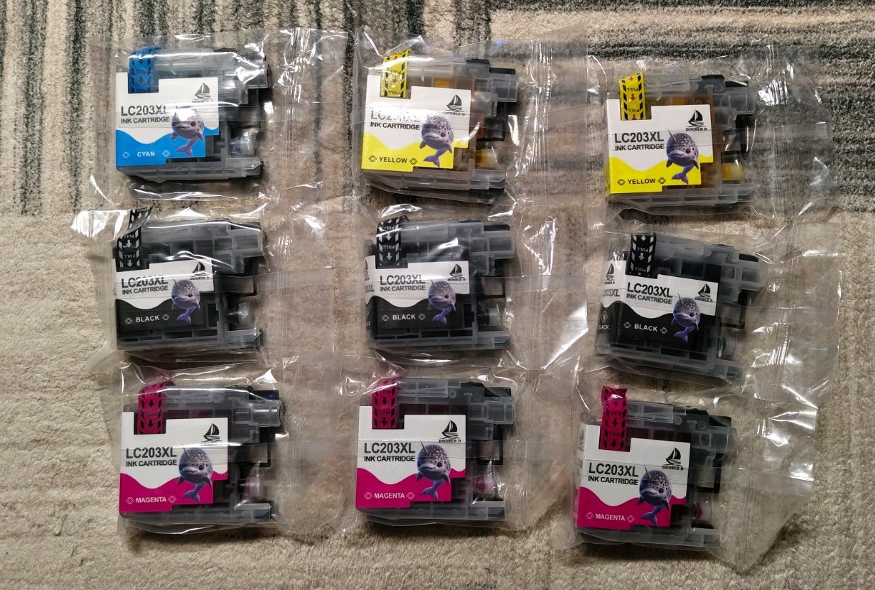 Double D High Performance Cartridge Ink  9 total 