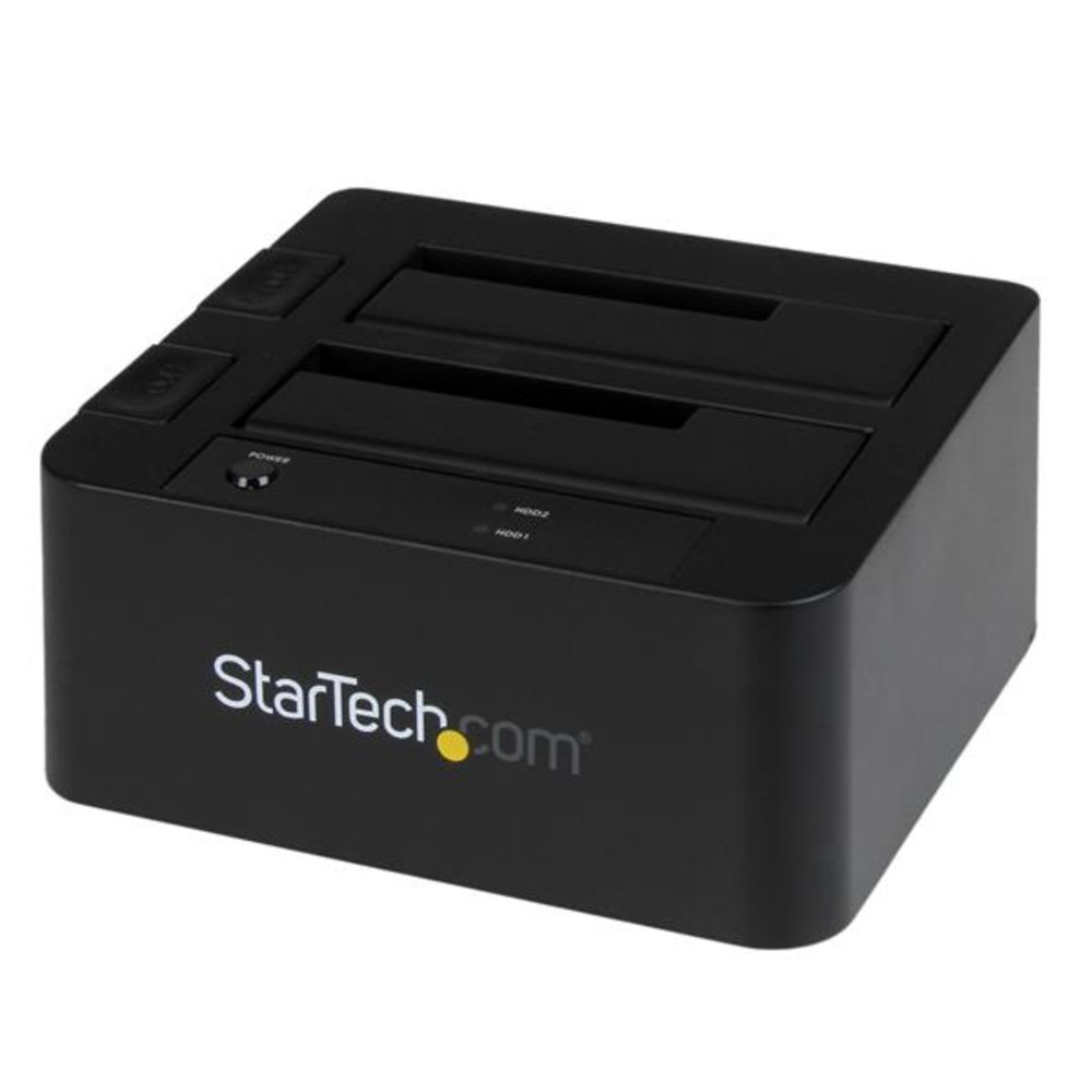 Startech Sdock2U33Eb 2Bay Esata Hard Drive Docking Station 2.5 3.5 Sata Hdd