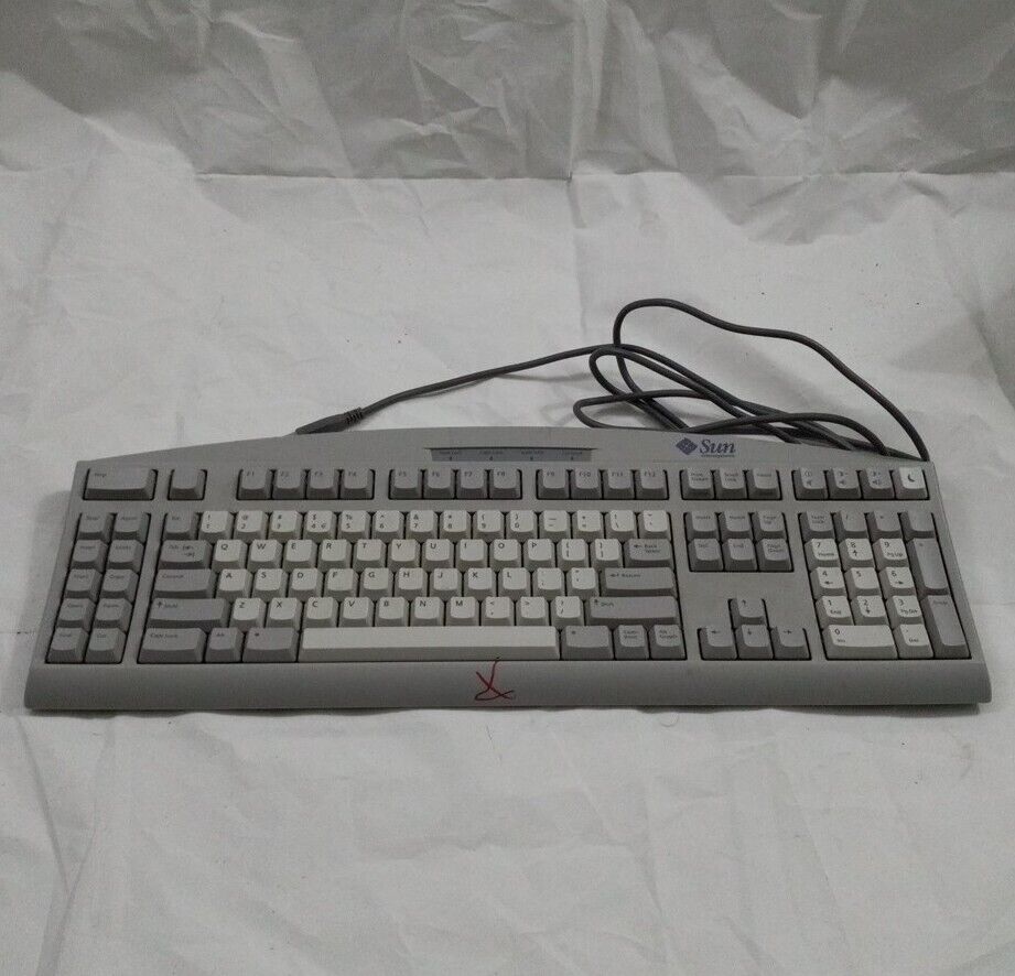 Sun Microsystems Keyboard Type 6 USB  3201273-01 US Layout Tested Working
