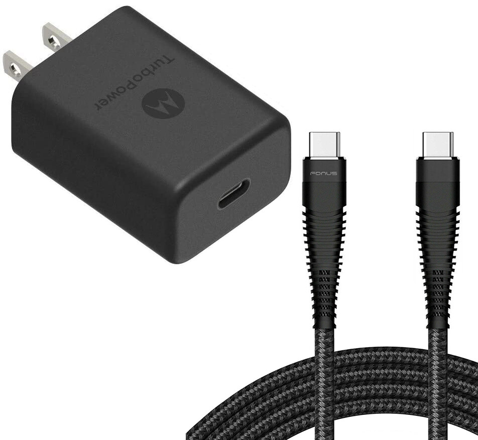 27W FAST HOME CHARGER TURBOPOWER PD 6FT TYPE-C CABLE USB-C for PHONES & TABLETS