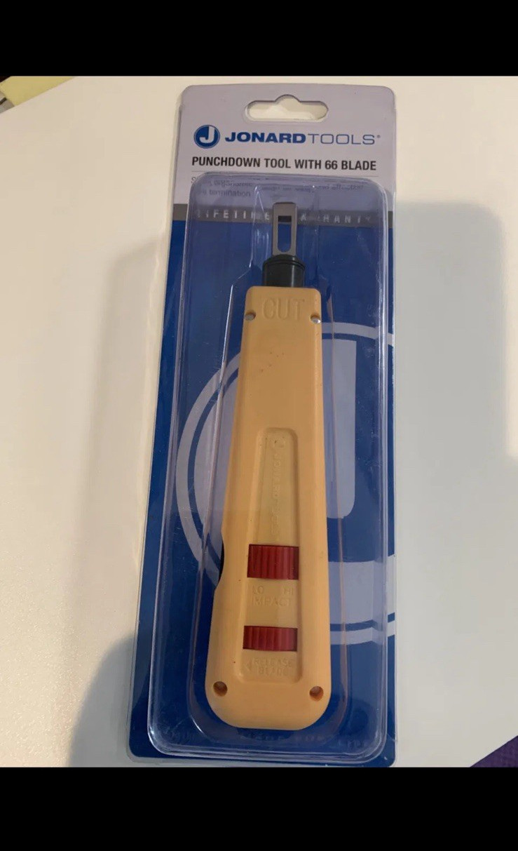 Jonard Tools EPD-91466 Punchdown Tool 66 Blade Lifetime Warranty Telecom NEW
