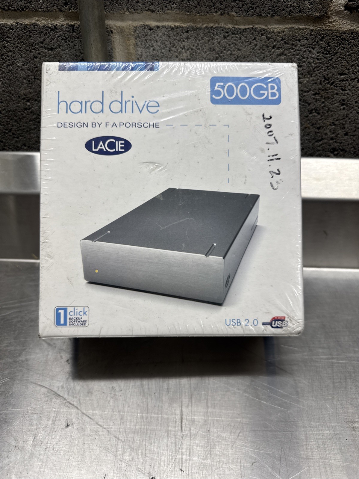 LACIE Hard Drive 500GB designed by F.A.PORSCHE USB 2.0