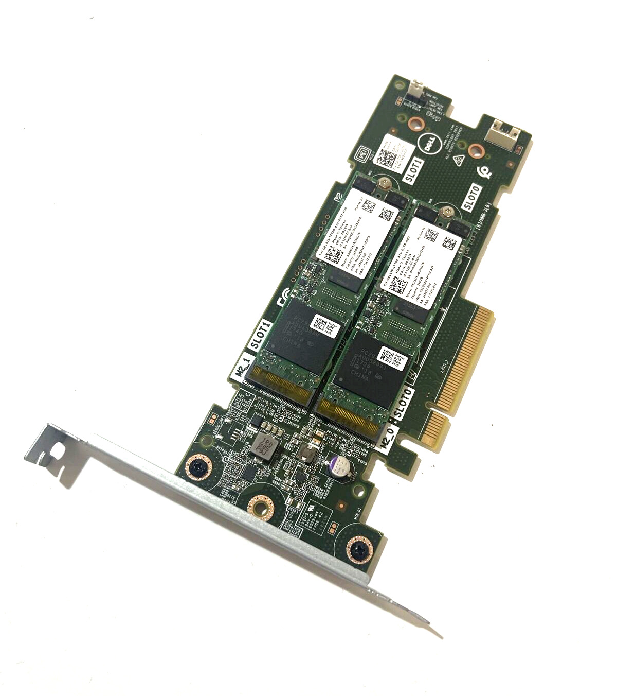 Dell PCIe 2x M.2 Boss-S1 RAID Controller Card JV70F W/ 2x 240GB SSD SATA
