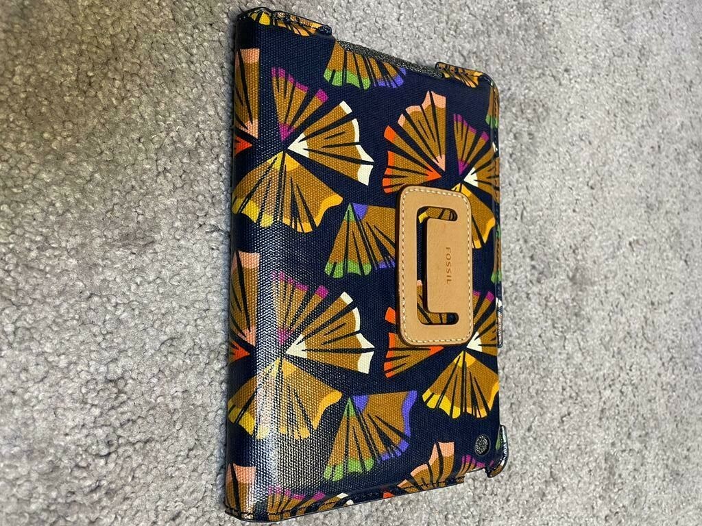 Fossil Authentic Fossil SHORT Live Vintage TABLET Cover  BLUE MULTI SL4345403