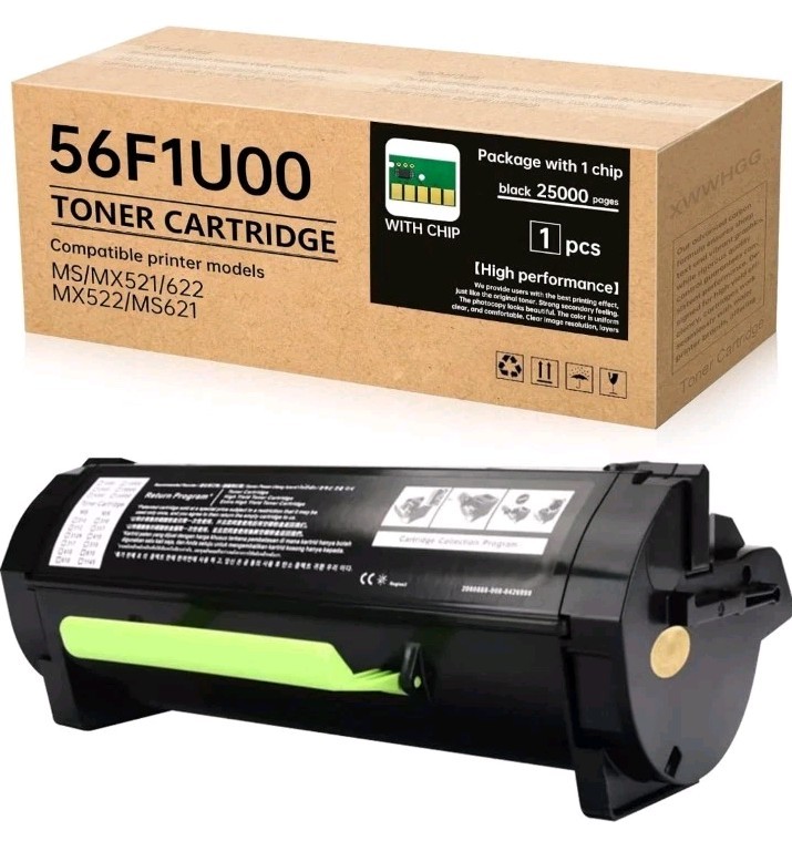 56F1U00 56F1U0E Ultra High Yield Black Toner Cartridge (25,000 Pages) -...