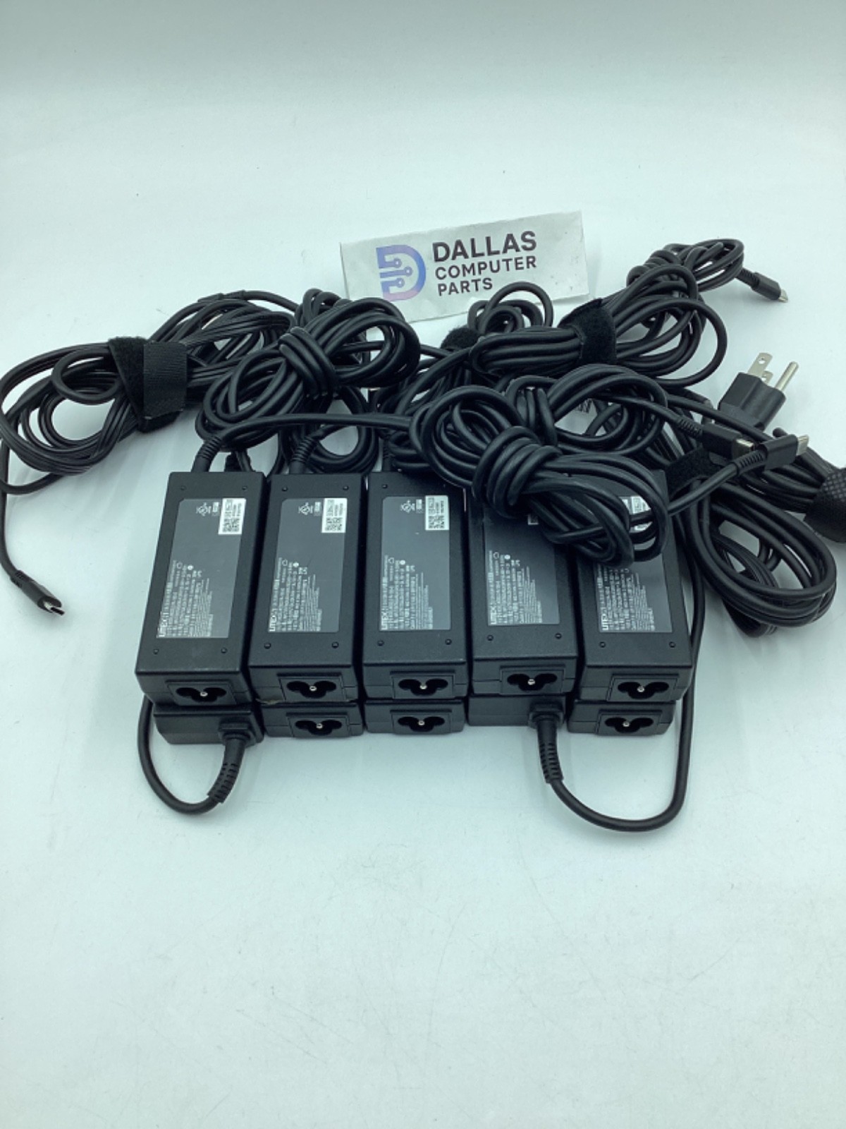 Lot of 10 Genuine Liteon PA-1300-43 USB-C AC/DC Power Adapter 15V 2A 30W max