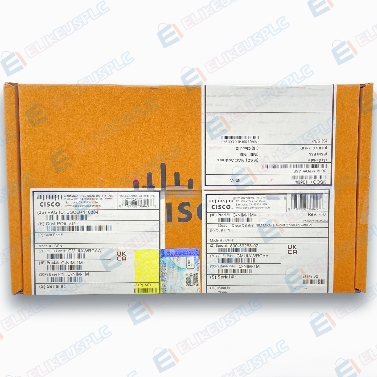 Cisco C-NIM-1M 1 Port Network Interface Module New Expedited Shipping MMD0