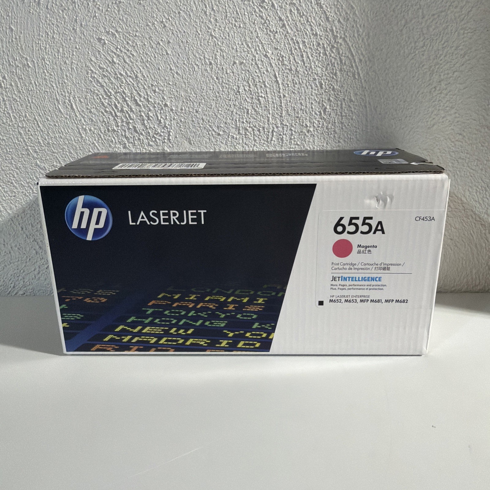 Genuine OEM HP CF453A 655A Magenta Toner Cartridge Brand New