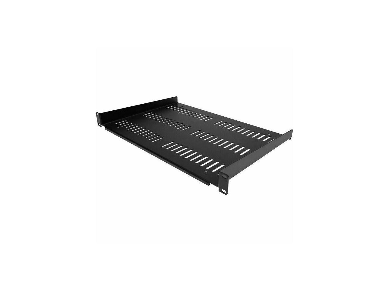 StarTech.com SHELF-1U-12-FIXED-V 1U Server Rack Shelf - Universal Vented Rack Mo