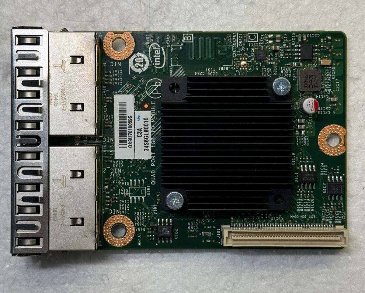 Intel SYM-340-1138-00 QUAD Port 1Gb IO Module PBA G15234-350