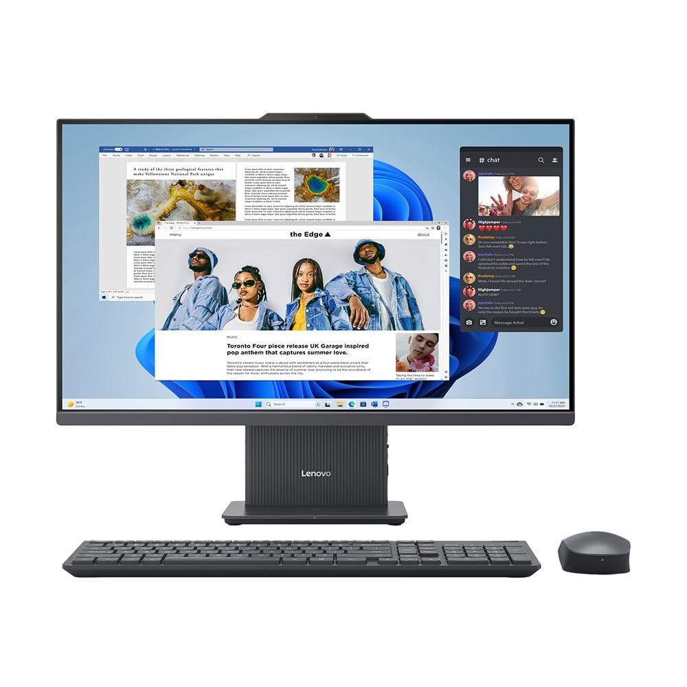 LENOVO IDEACENTRE AIO 27" 1920X1080 +TOUCH DESKTOP COMPUTER - AMD RYZEN 5 -