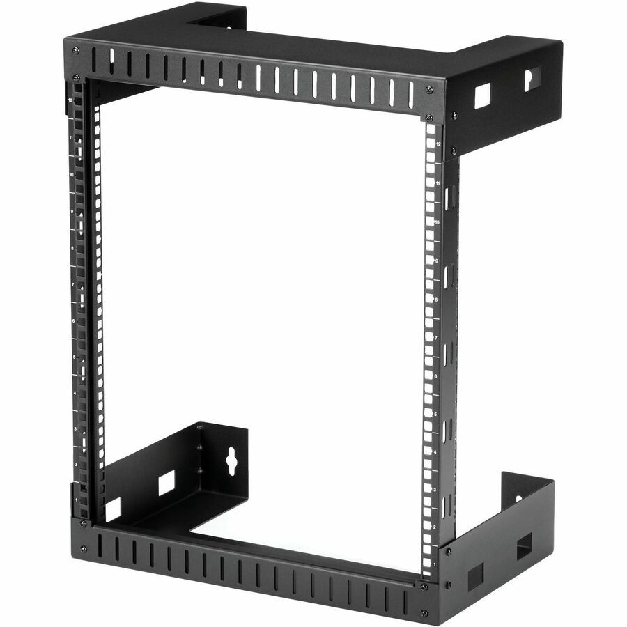 StarTech 2-Post 12U Heavy-Duty Wall-Mount Network Rack, 19" Open Frame Server