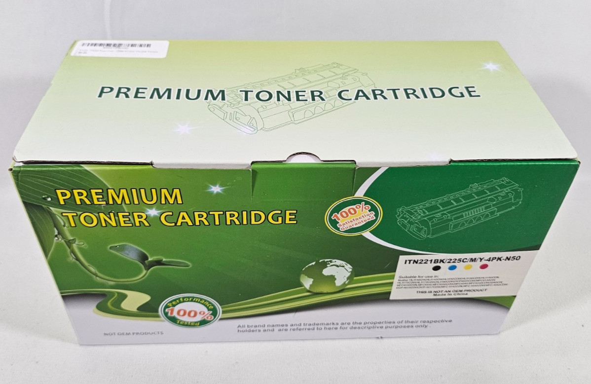 For Brother TN-221 TN-225 TN225 4x Toner Cartridge Black Cyan Magenta Yellow