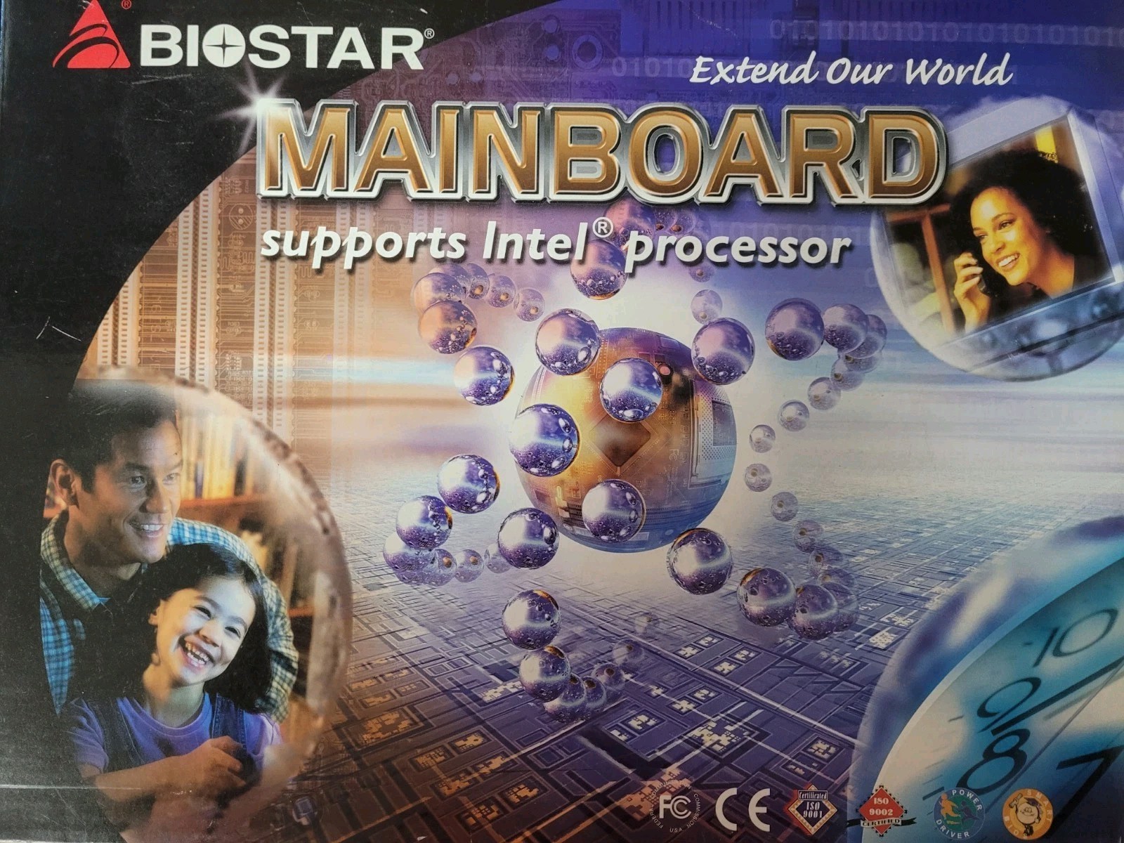 BIOSTAR Motherboard P4SXQ Intel Socket 478 - Open Box