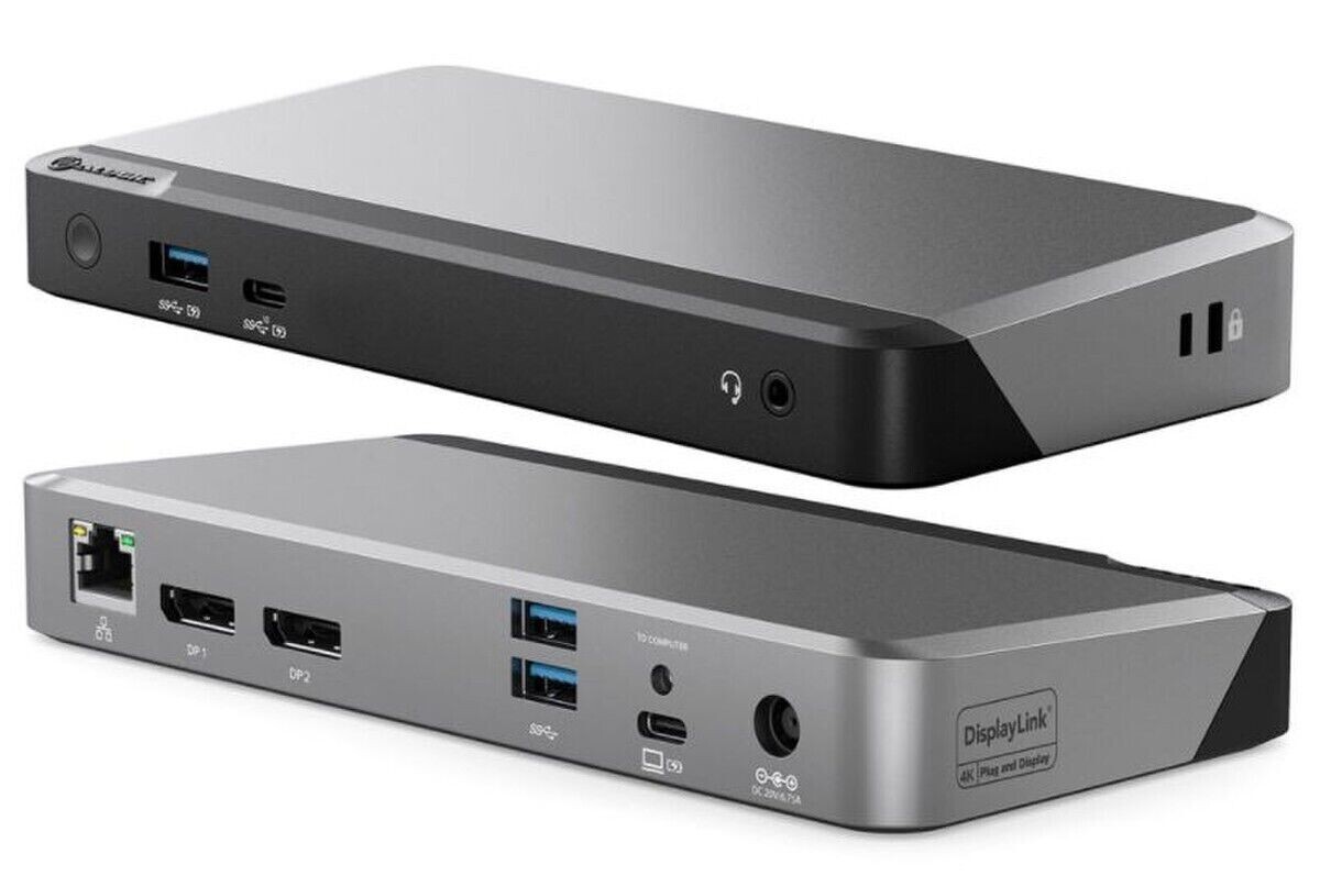 AU SELLER Alogic DUPRDX2 DX2 Universal Docking Station Only - Dual 4K - TESTED