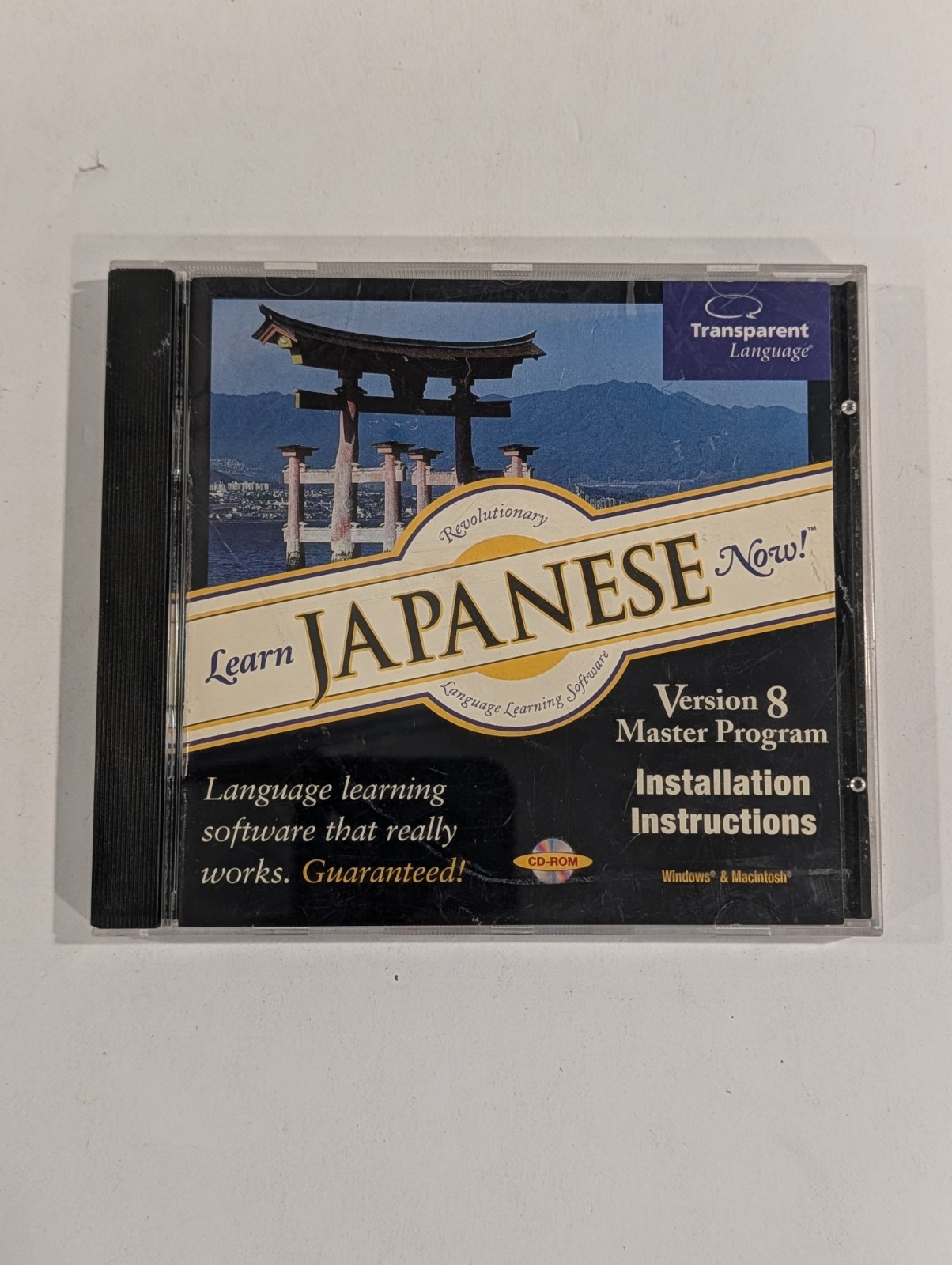 Vintage Learn Japanese Now CD-ROM | Windows and MAC | Year 2000 Era Software