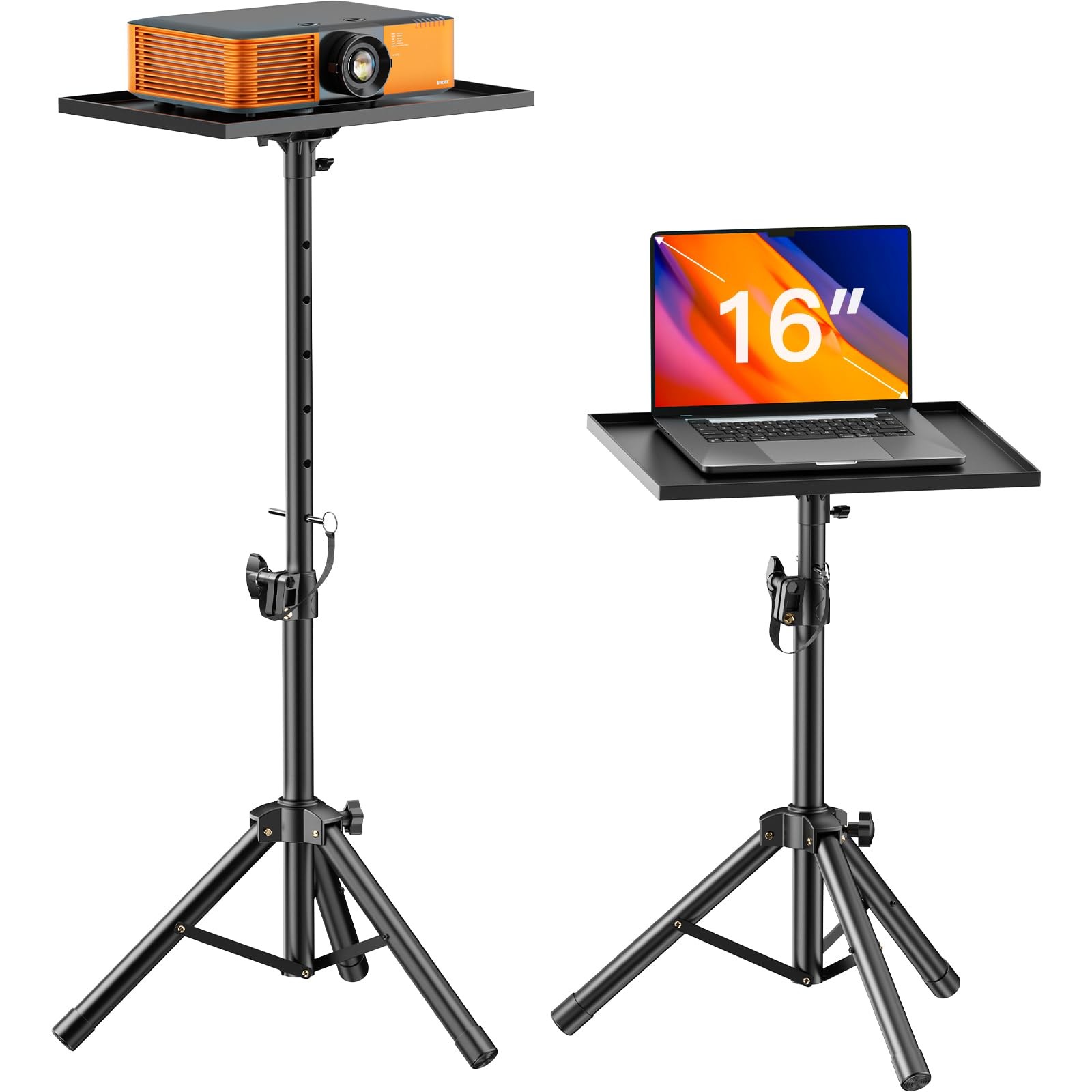 Projector Stand Laptop Stand With Adjustable Height 22 To 36 Inch Projector Moun