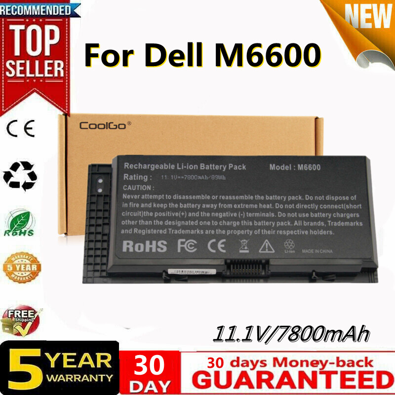 FV993 M6600 Battery for Dell Precision M4800 M4600 M4700 M6700 M6800 FJJ4W 89WH