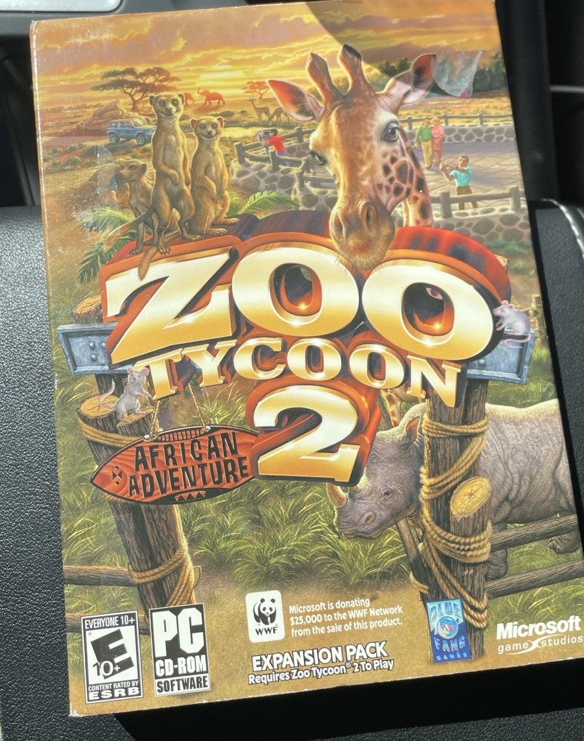 Microsoft Zoo Tycoon 2 African Adventure Expansion Pack PC CD-ROM English