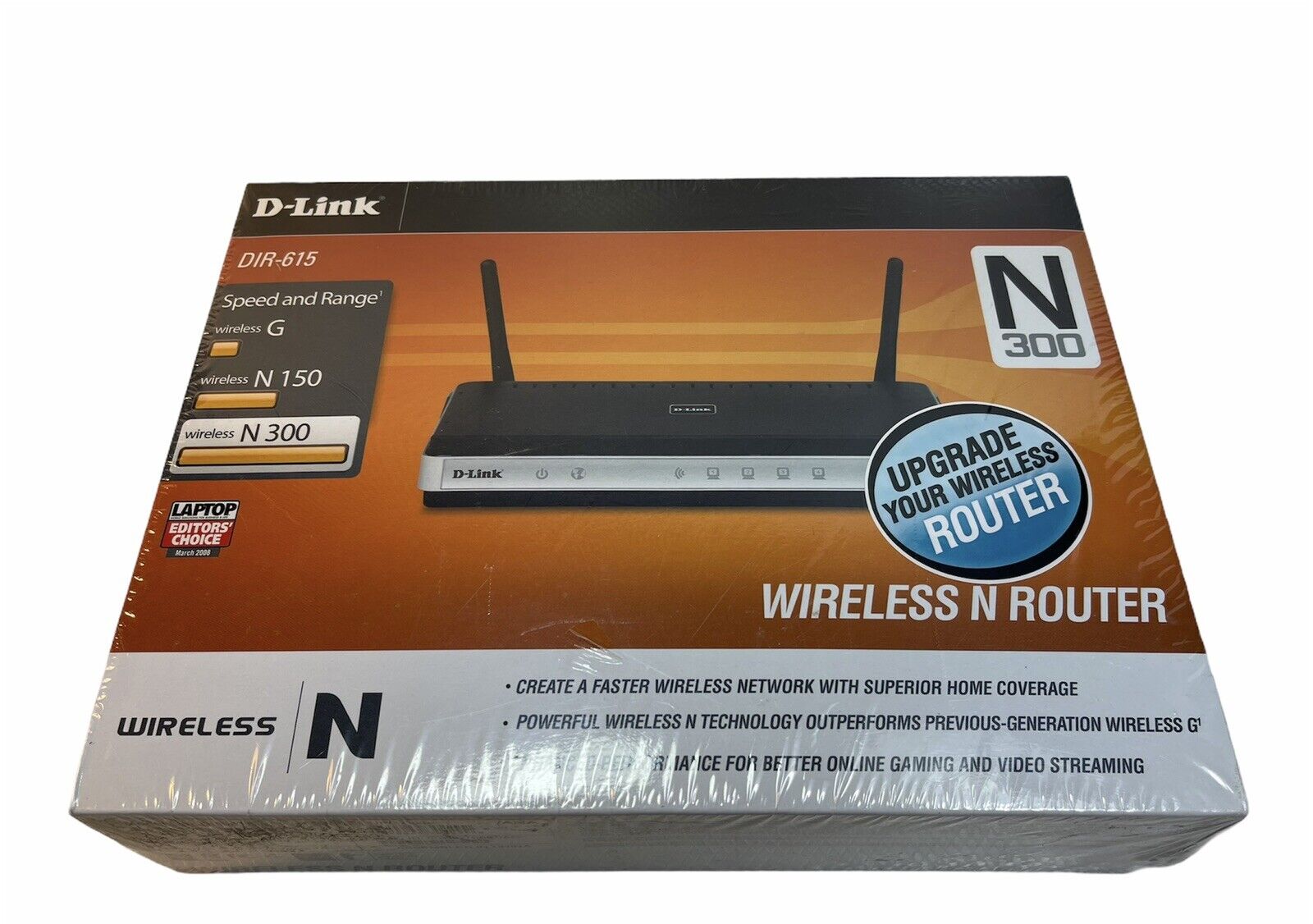 D-Link DIR-605L 300 Mbps 4-Port 10/100 Wireless N Router NEW