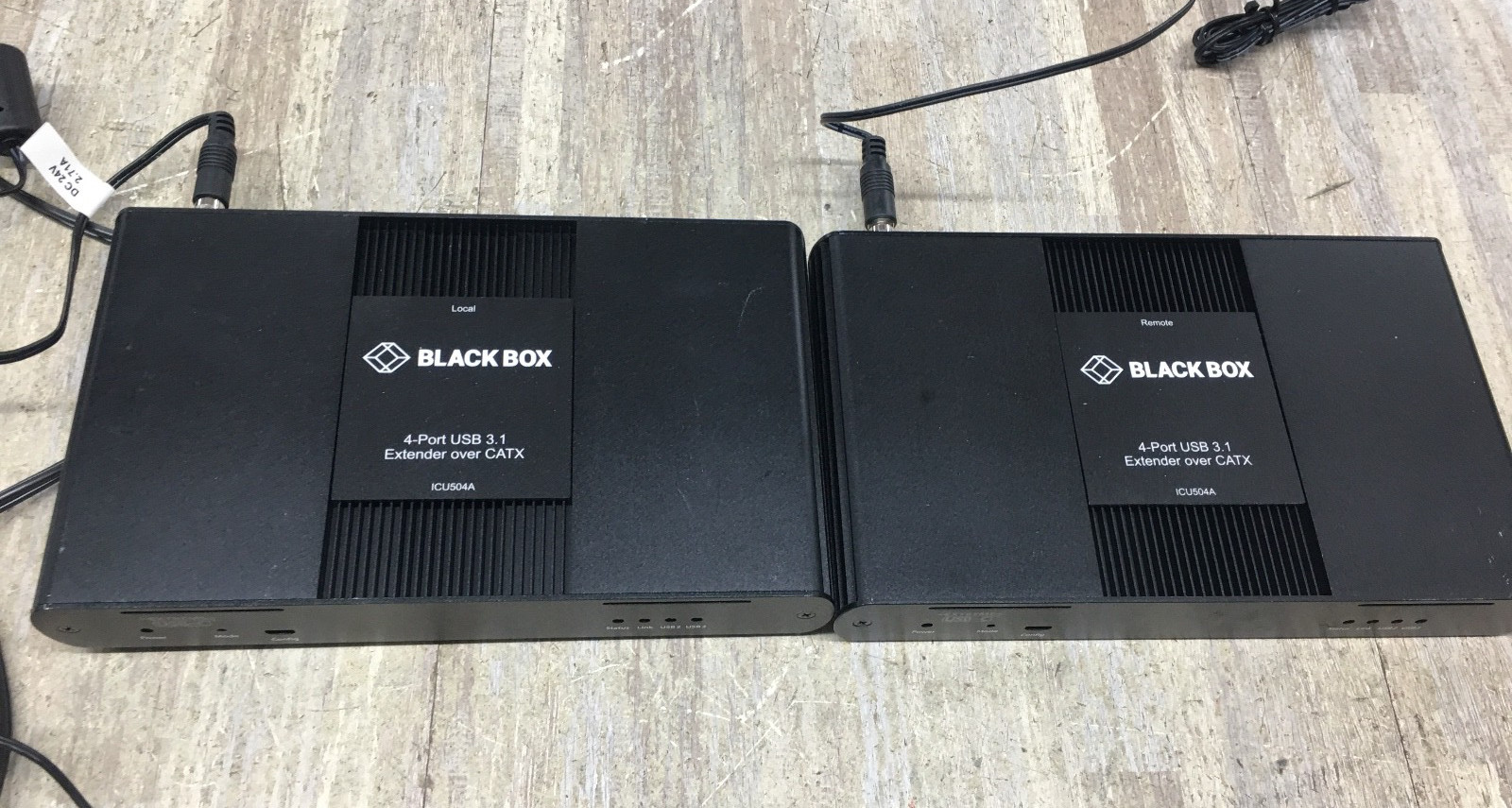 Black Box USB 3.1 Extender over CATx 4-Port ICU504A (Local and Remote) Blackbox