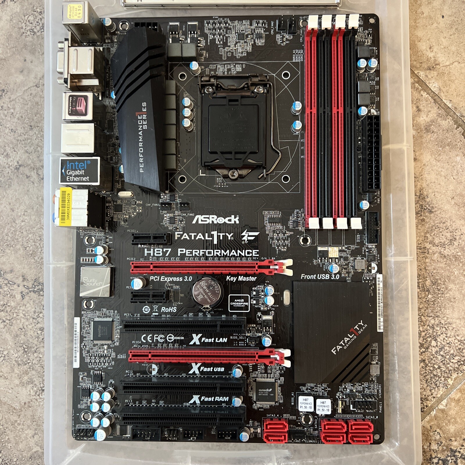 ASRock H87 Performance Intel H87 ATX MotherBoard Socket 1150 DDR3 NOT WORKING