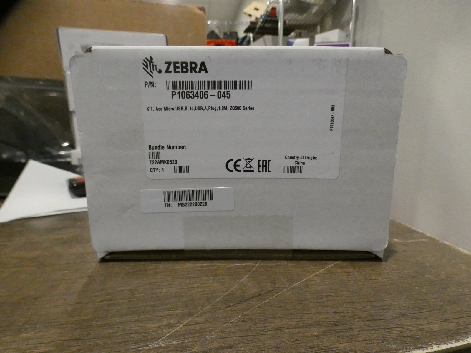 Zebra P1063406-045 USB Data Transfer Cable - USB Data Transfer Cable - Black