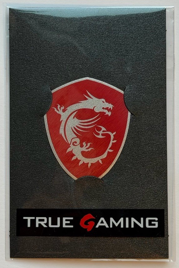 MSI True Gaming Red Dragon Shield Logo Sticker Official Badge Decal NEW SEALED