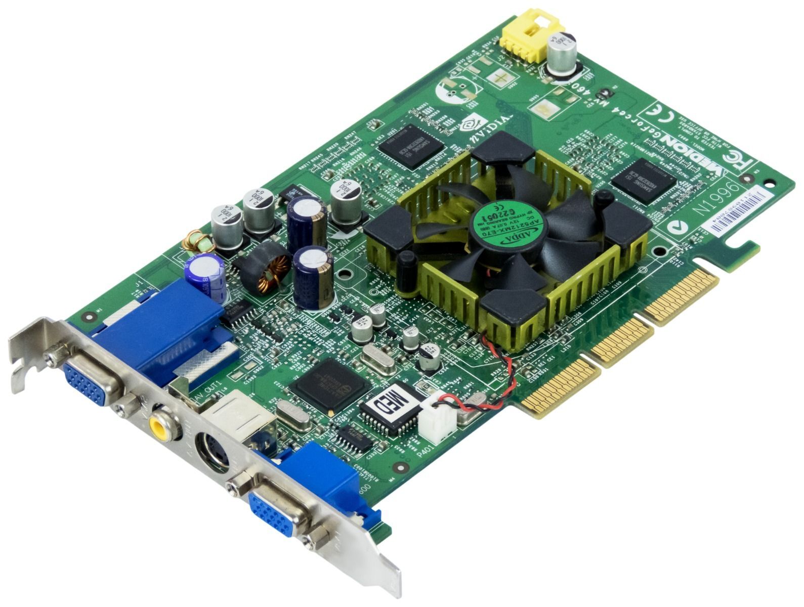 GRAPHICS CARD MEDION MSI MS-8863 GeForce4 MX460 64MB DDR SDRAM AGP 128-BIT