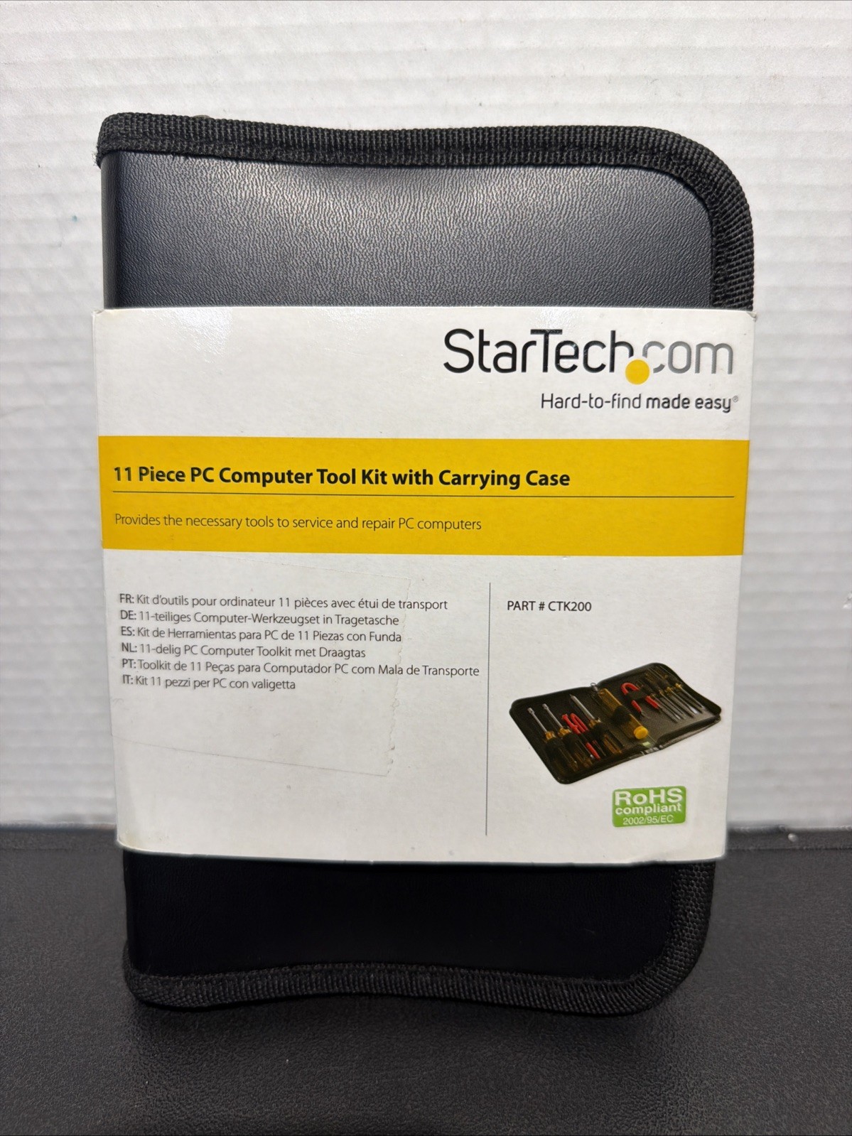 STARTECH.COM 11PIECE PC COMPUTER TOOL KIT WITH CARRYING CASE CTK200 [NEW]