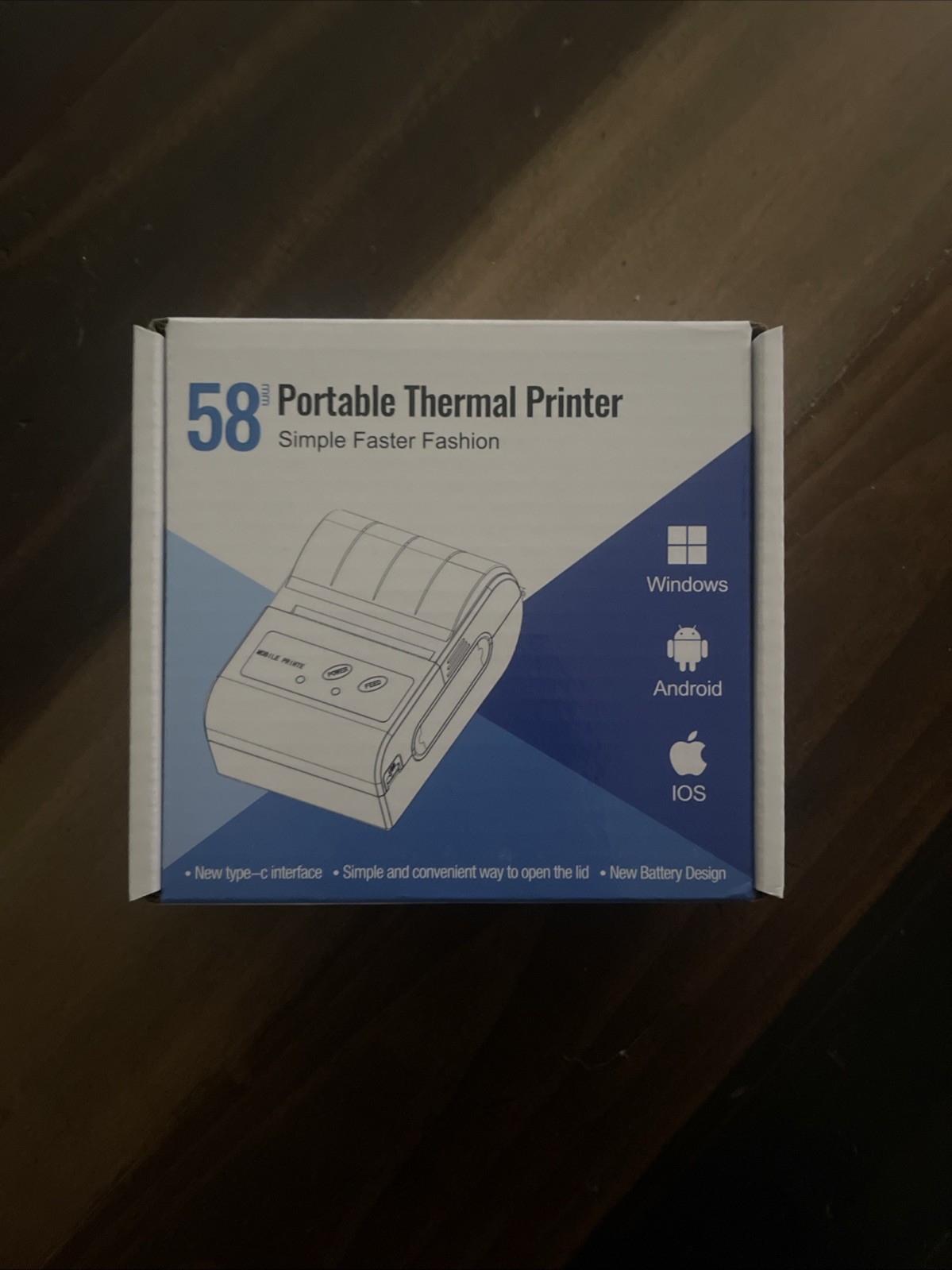 58mm mini Bluetooth wireless mobile printer thermal Receipt printe